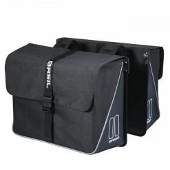 Basil Doppelpacktasche Forte Schwarz