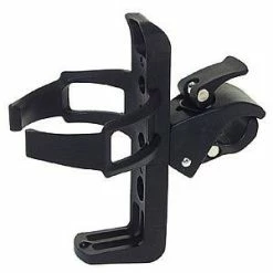 BIKE&CO Flaschenhalter Schwarz Drehbare Schelle Für Lenker Oder Rahmen